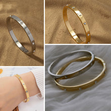 Load image into Gallery viewer, ORB rhinestone bangle