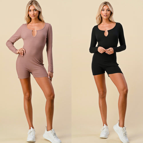 CHELI ribbed romper