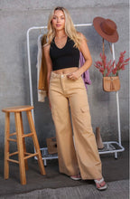 Load image into Gallery viewer, WIDE TURN cotton wide leg pants