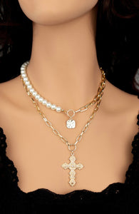 CRUZ DE AMOR necklace set