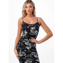 Load image into Gallery viewer, Dragon print cami dress