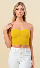 Load image into Gallery viewer, FLORBELLA sweet hearttube top yellow