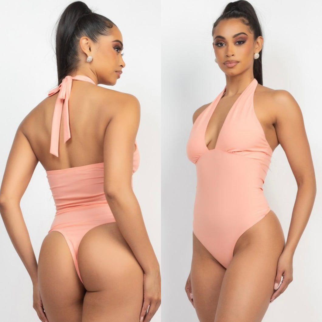 ISELA halter bodysuit