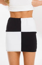 Load image into Gallery viewer, BLOCKED-OFF nylon ponte skirt