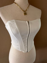 Load image into Gallery viewer, LINA zip up bustier top