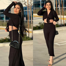 Load image into Gallery viewer, KATALINA Two piece set in black