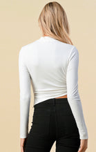 Load image into Gallery viewer, LYDIA one sided ruched long sleeve top