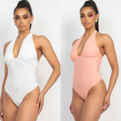 ISELA halter bodysuit