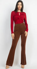 Load image into Gallery viewer, GINA high rise flare pants