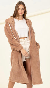 SIERRA longline teddy coat