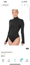Load image into Gallery viewer, TRINA mock neckline bodysuit