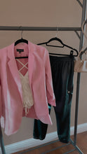 Load image into Gallery viewer, KHLOE double breasted blazer in pink