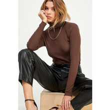 Load image into Gallery viewer, BETTY ribbed turtleneck top