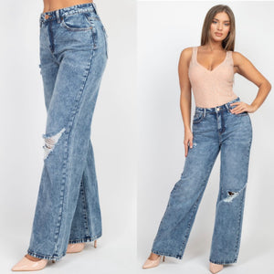 ELOÍSA wide leg denim jeans