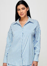 Load image into Gallery viewer, KEEP-IT-CASUAL BLUE striped set