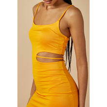 Load image into Gallery viewer, KENDRA cut out mini dress in sunburst