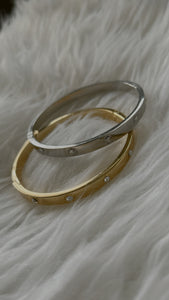 ORB rhinestone bangle