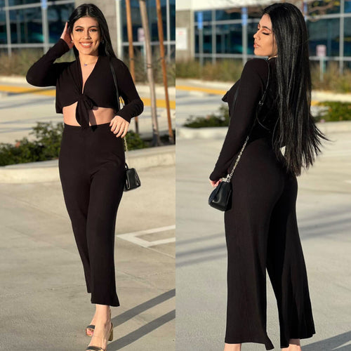 KATALINA Two piece set in black